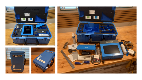 Perceptor IoT demo kit showing all hardware components